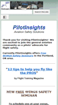 Mobile Screenshot of pilotinsights.com